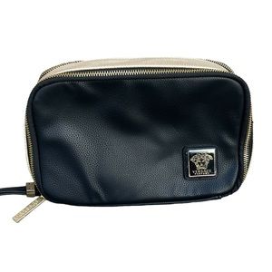 Versace Perfume Cosmetic Bag/Wristlet Travel Storage Toiletries Brand New